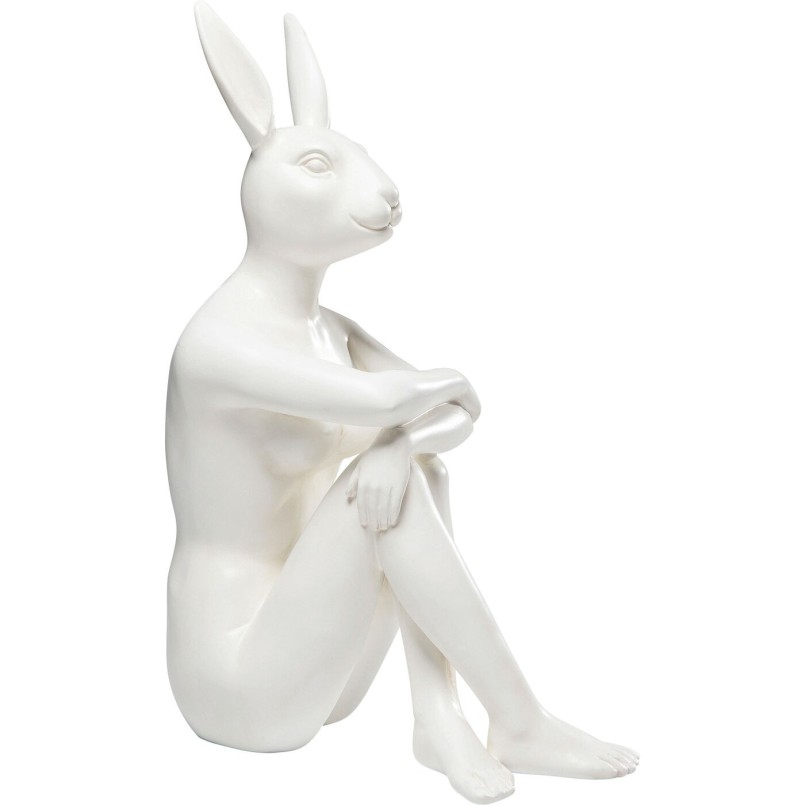 White rabbit sitting decoration - Gangster - Kare Design