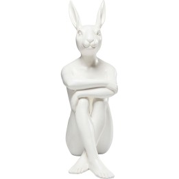 Witte konijn zittende versiering - Gangster - Kare ontwerp