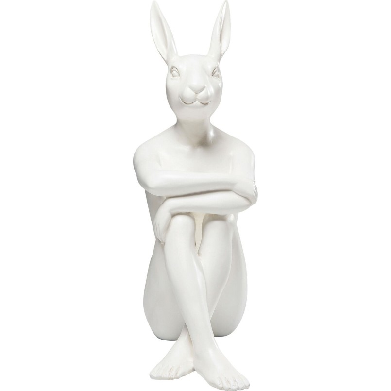 Witte konijn zittende versiering - Gangster - Kare ontwerp