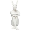 White rabbit sitting decoration - Gangster - Kare Design