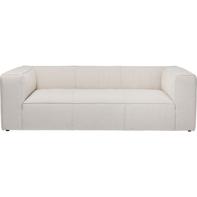3-seater sofa in cream fabric - Cubetto - Kare Design