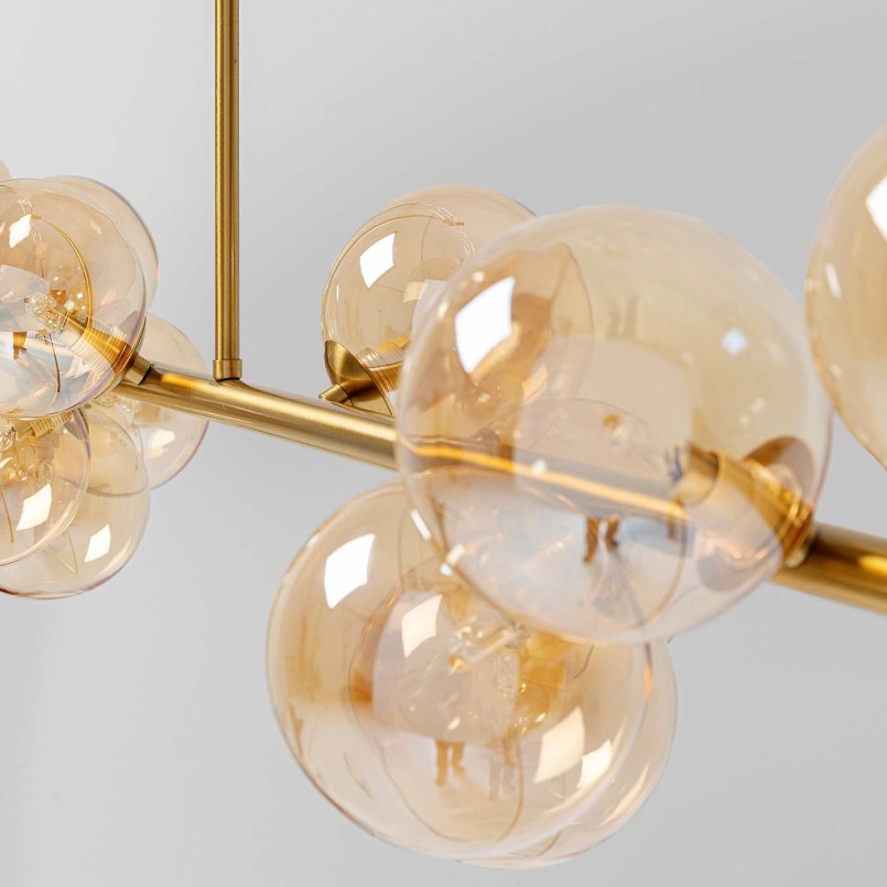 Moderne vergulde hanglamp - Scala Balls - Kare Design