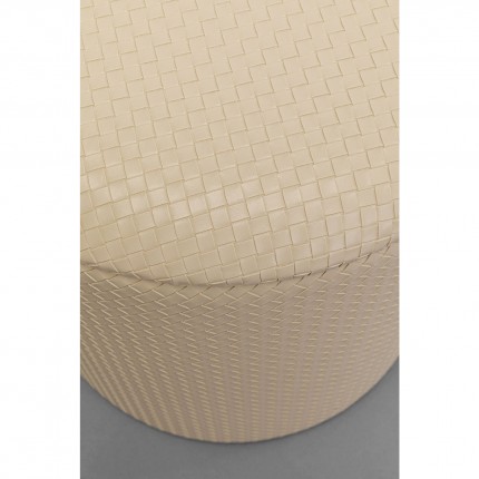 Poef Kruk Venezia crème Kare Design