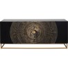Zwart gesneden houten buffetkast - Madeira - Kare Design