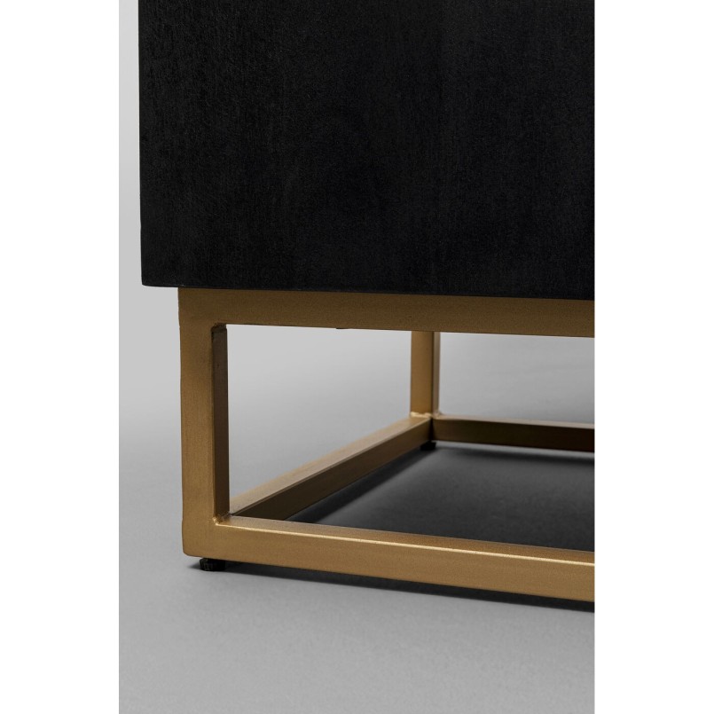 Zwart gesneden houten buffetkast - Madeira - Kare Design
