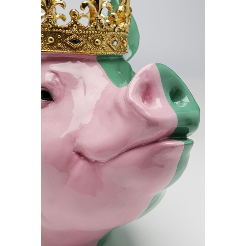 Figurine décorative Crowned Pig 28cm