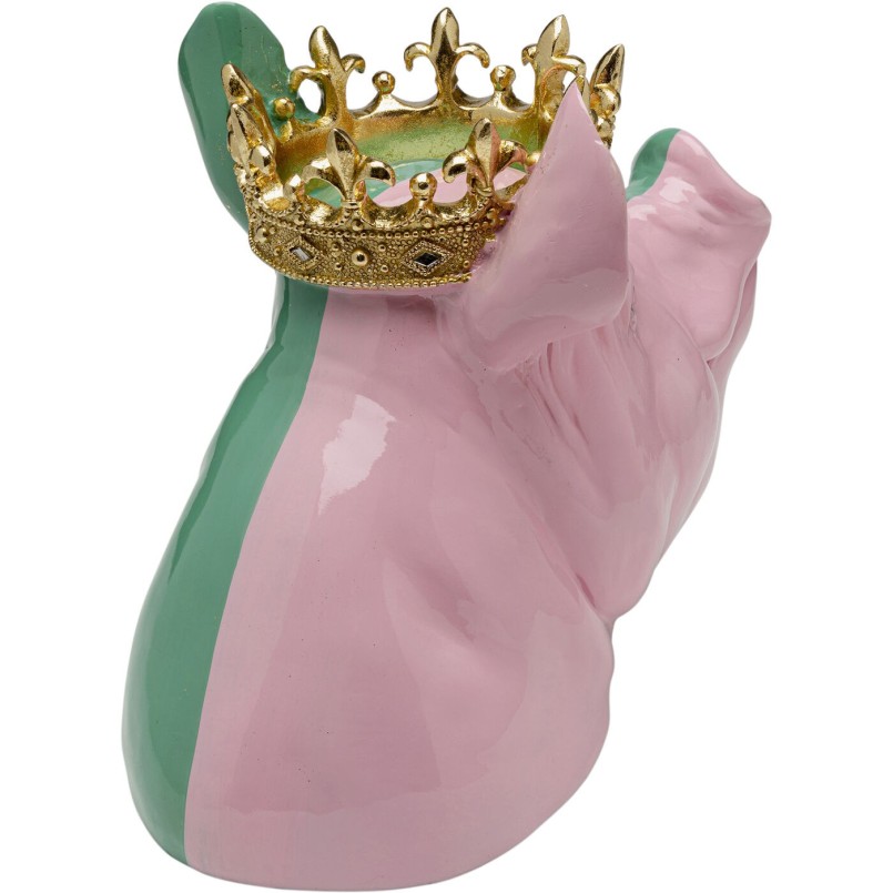 Figurine décorative Crowned Pig 28cm