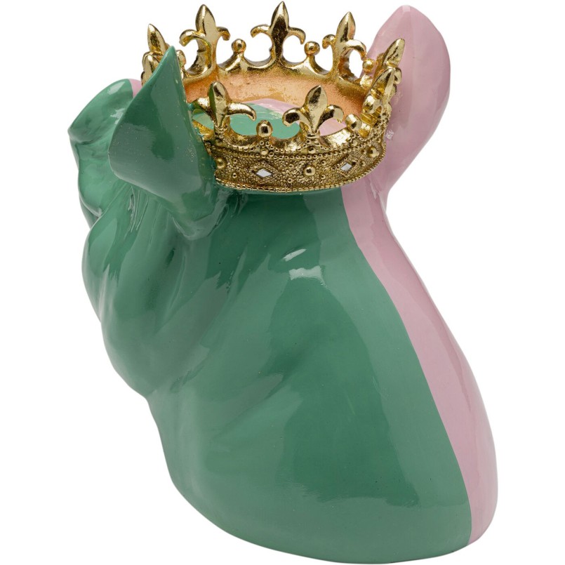 Figurine décorative Crowned Pig 28cm