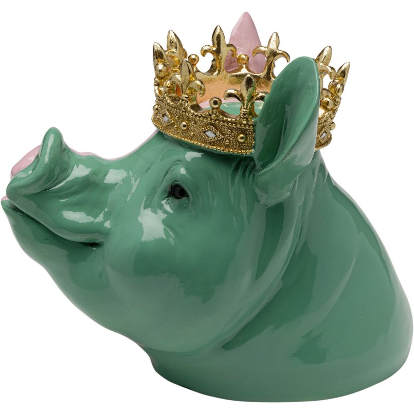 Figurine décorative Crowned Pig 28cm