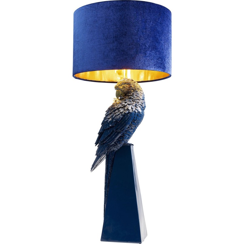 Blauwe papegaai lamp - Kare Design