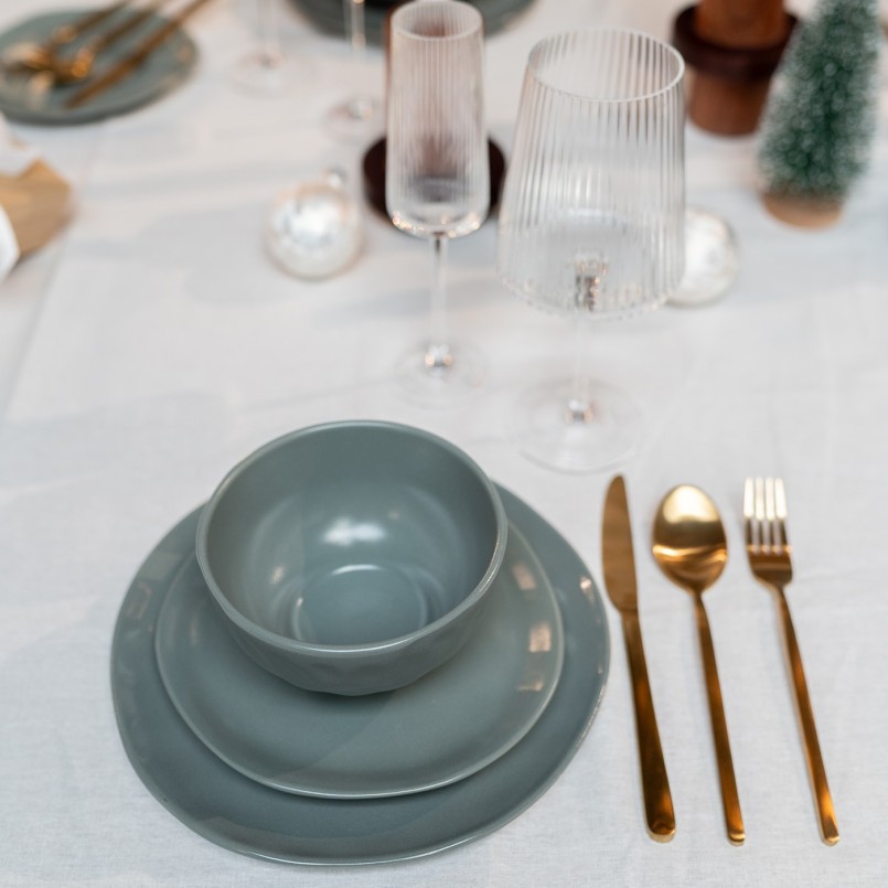 Glazen champagne flutes met structuur - Riffle - Kare Design