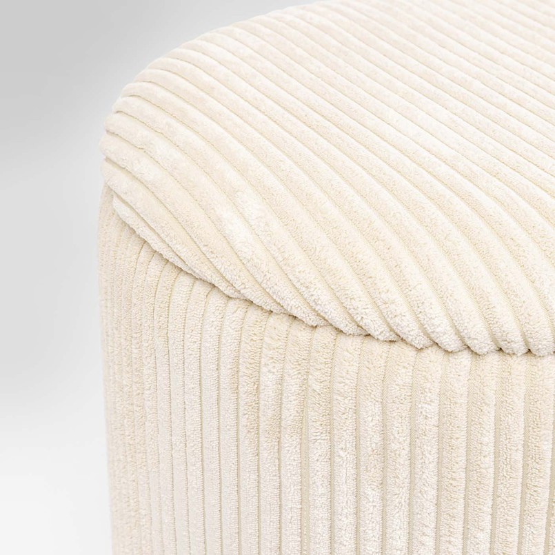 Crème fluwelen krukjes - Plush - Kare Design