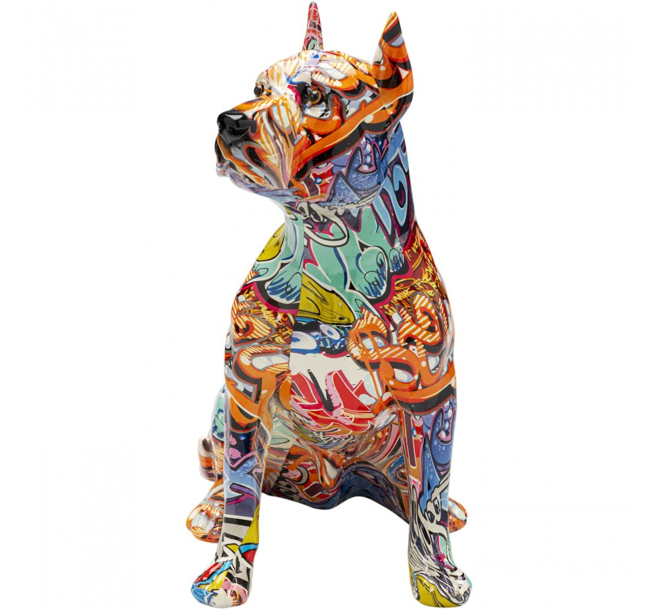 Woonaccessoires pitbull graffiti 41cm Kare Design Woonaccessoires pitbull graffiti 41cm Kare Design