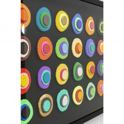 Schilderij 3D Swab 160x60cm Kare Design Schilderij 3D Swab 160x60cm Kare Design