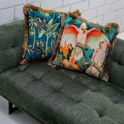 Cushion Fringe parrots Kare Design