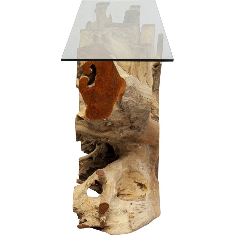 Ethnic wooden console - Roots - Kare Design