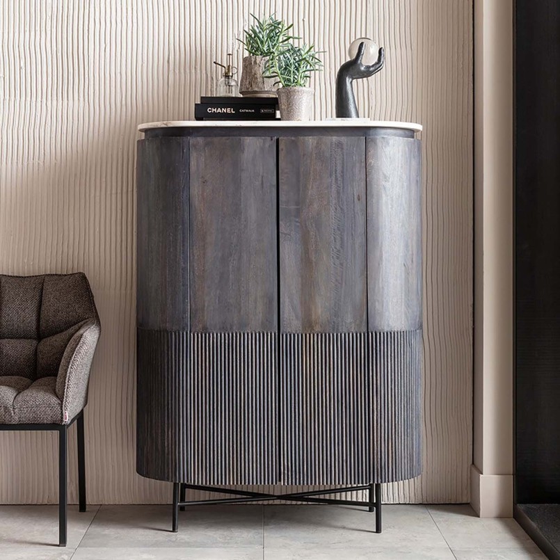 Retro wooden high desk - Glenn - Kare Design