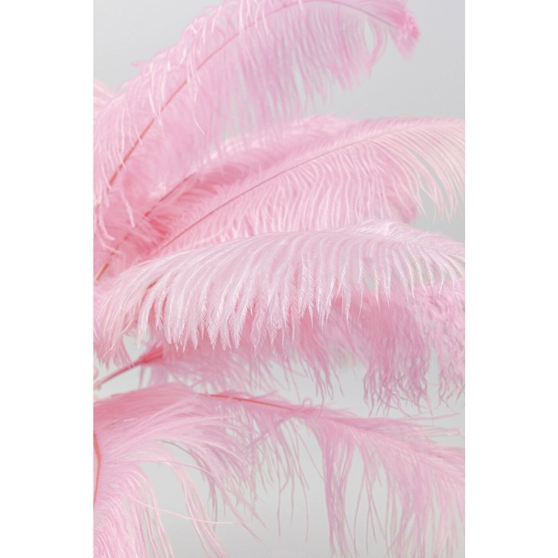 Pink feather floor lamp - Kare Design