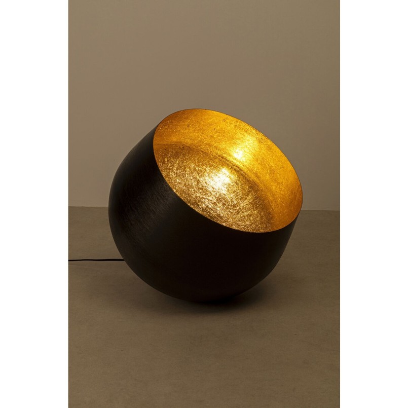 Zwarte en gouden stalen lamp - Apollon Smooth - Kare Design
