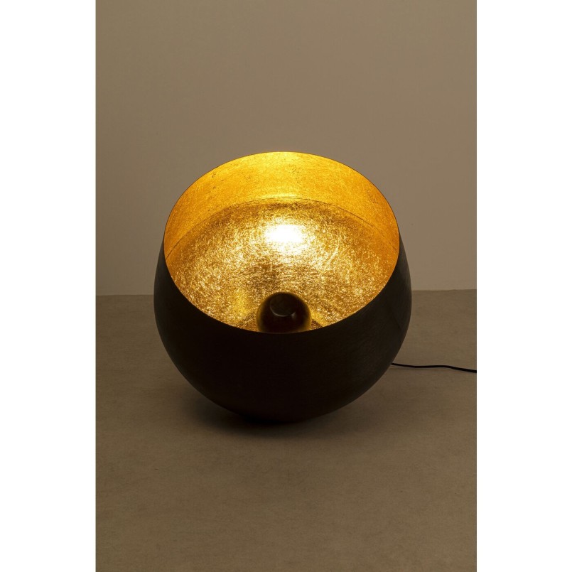 Zwarte en gouden stalen lamp - Apollon Smooth - Kare Design
