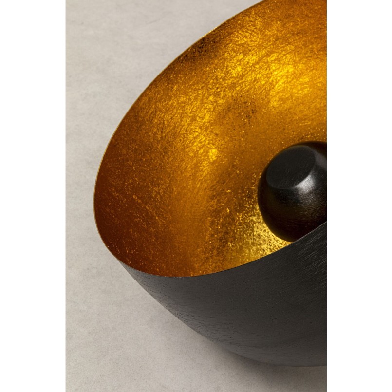 Zwarte en gouden stalen lamp - Apollon Smooth - Kare Design