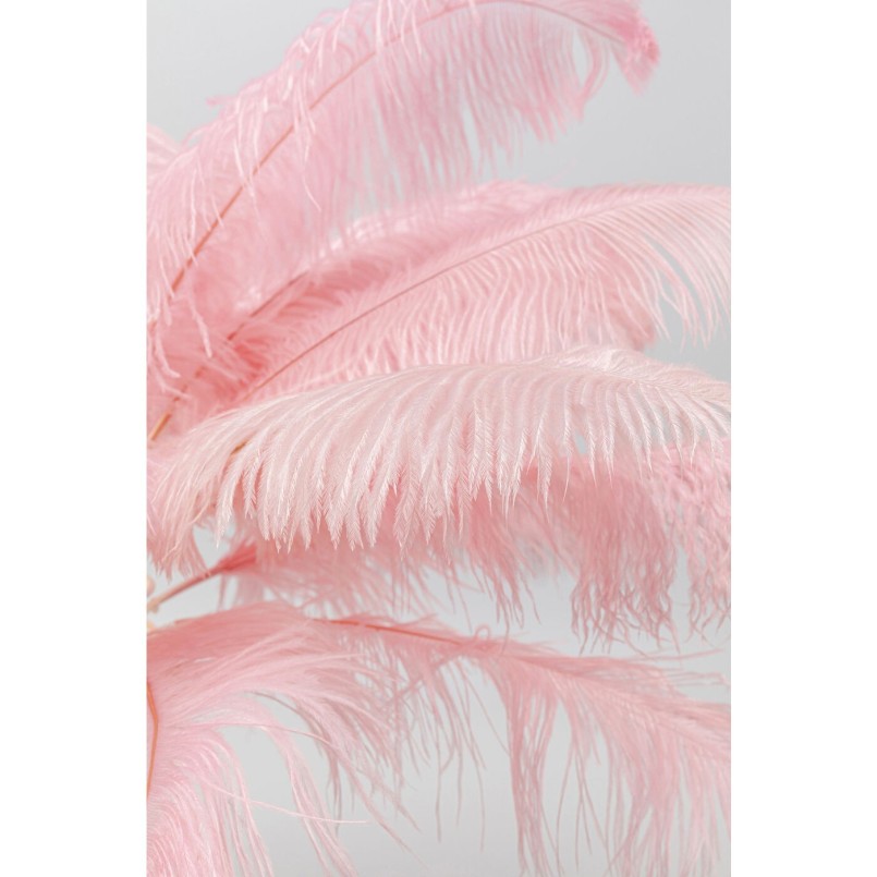 Pink feather table lamp - Kare Design