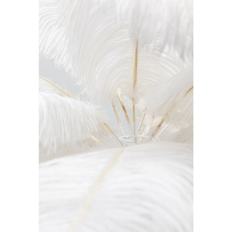 White feather table lamp 60cm Kare Design
