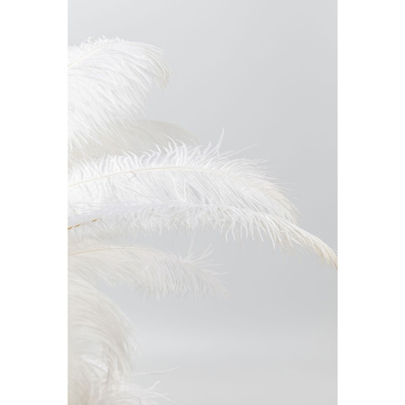 White feather table lamp 60cm Kare Design