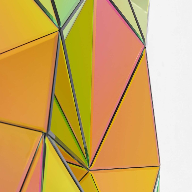 Multicolored unstructured mirror - Prisma - Kare Design
