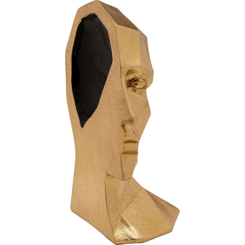 Gouden gezicht boekensteun - Kare Design
