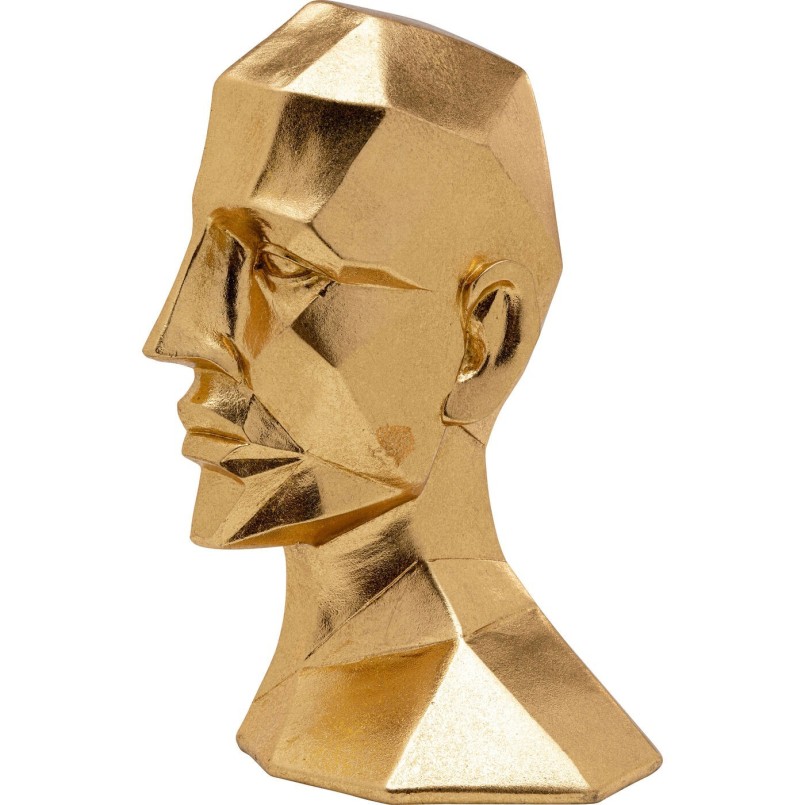 Golden face bookend - Kare Design