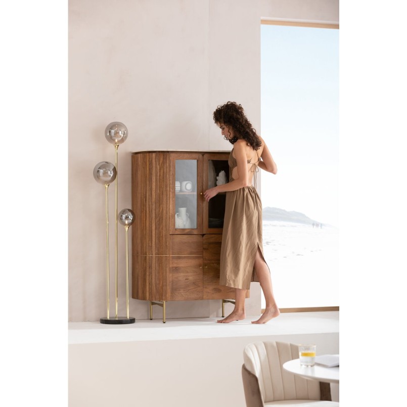 Solid mango wood showcase - Grace - Kare Design