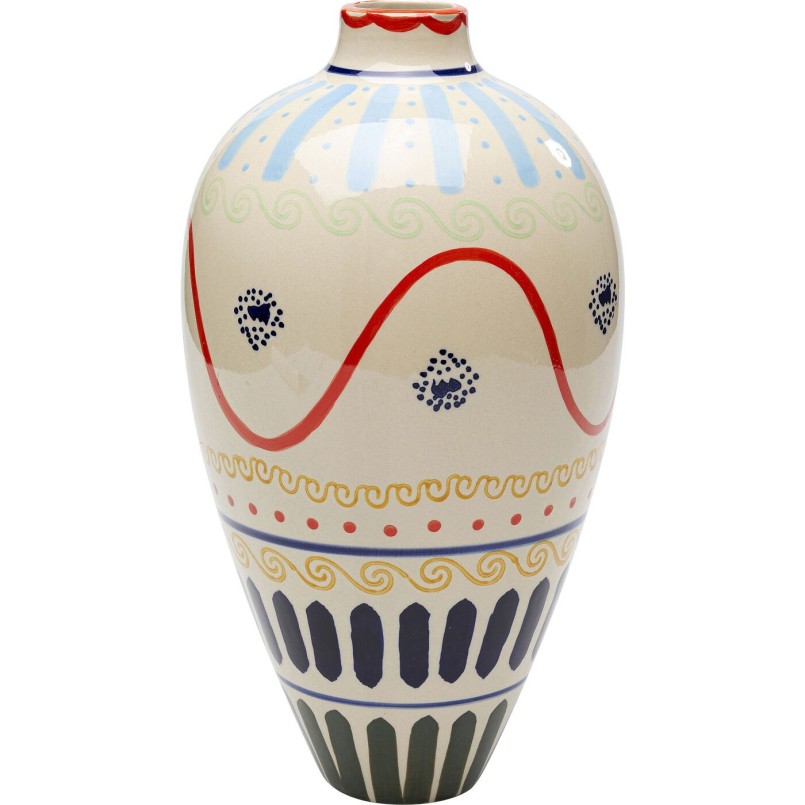 Vase with multicolored patterns - Los Cabos - Kare Design