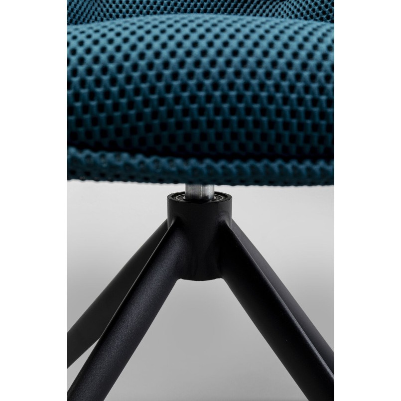 Chaise pivotante Carlito Mesh vert pétrole