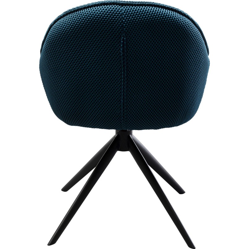 Chaise pivotante Carlito Mesh vert pétrole