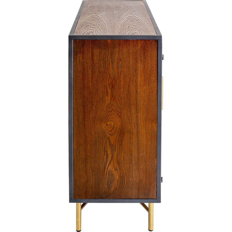 Glasdeur dressoir met tropische bladeren - Jungle - Kare Design