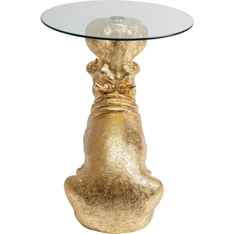 Gouden nijlpaard bijzettafel - Kare Design