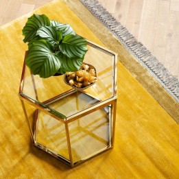 Yellow ethnic rug - Soleil - Kare Design