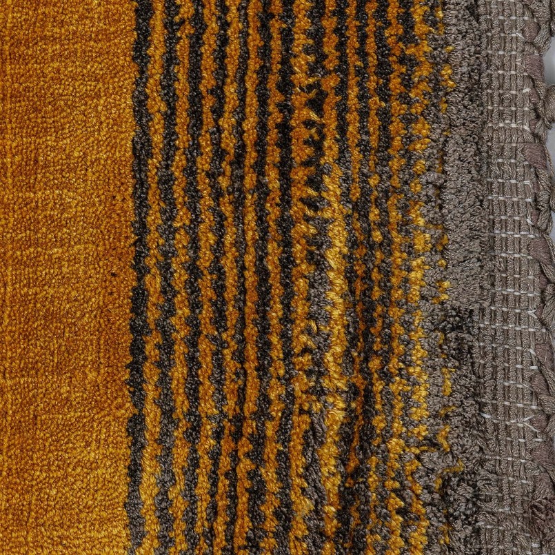 Geel etnisch vloerkleed - Soleil - Kare Design