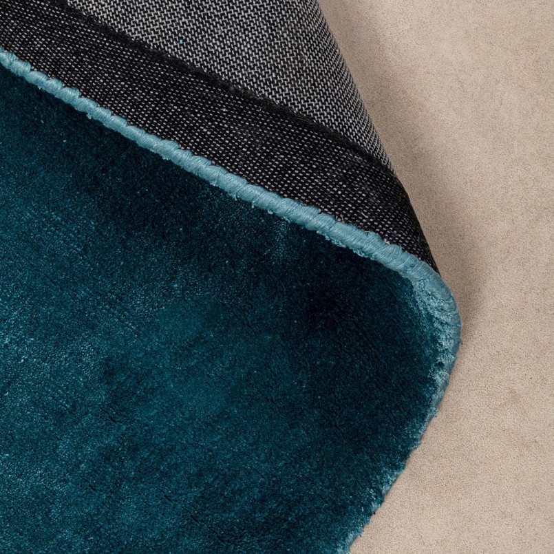 Donkerblauw rond tapijt - Gezellig - Kare Design