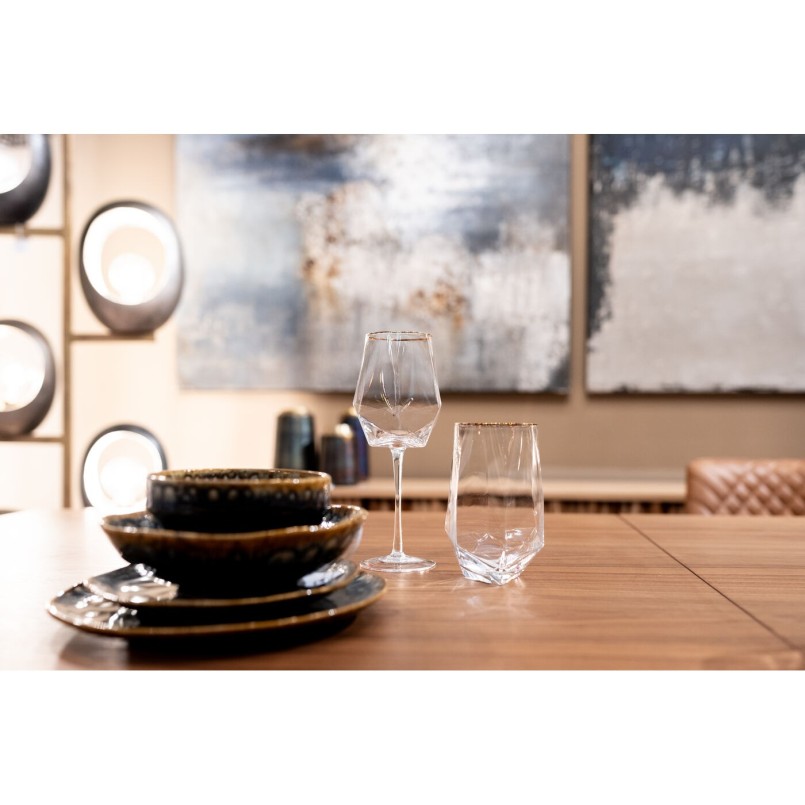 Gouden waterglazen - Diamant - Kare Design