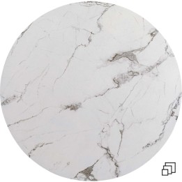 Tafelblad met wit marmereffect - Schickeria - Kare Design