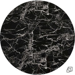 Zwart marmeren tafelblad - Schickeria - Kare Design