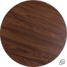 Imitation walnut tabletop - Schickeria - Kare Design