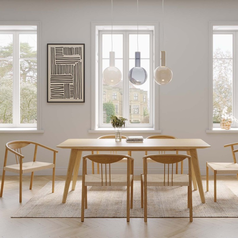 Zwarte lijnen op beige achtergrond - Artistieke lijnen - Kare Design