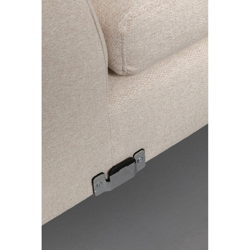 Canapé d angle Gianni XS crème Gauche