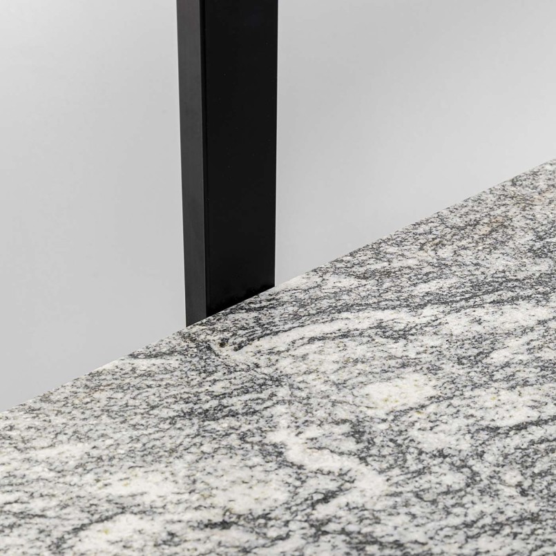 Grijs en wit granieten schap - Okinawa - Kare Design