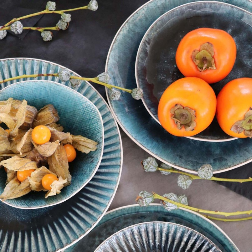 Blauwe schaal - Mustique Rim - Kare Design