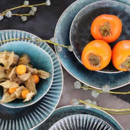 Blauw soepbord - Deep Mustique - Kare Design