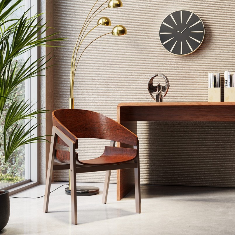 Elegante Gouden Vloerlamp - Vijf Vingers - Kare Design